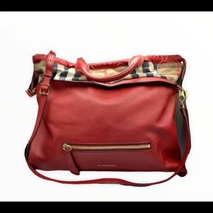 $9️⃣2️⃣5️⃣ Big Crush Housecheck Leather Tote